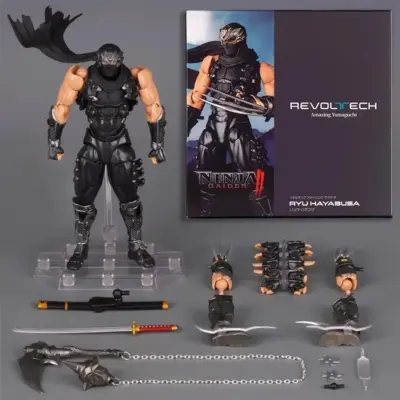 Revoltech Yamaguchi Ninja Gaiden Ryu Hayabusa 1/12 Scale Articulated Action Figure