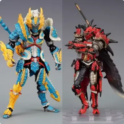 Monster Hunter Zinogre/ Rathalos Armor Swordsman Action Figure