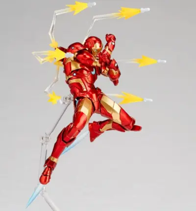 17cm Amazing Yamaguchi Marvel Iron Man No.013 Revoltech Action Figure